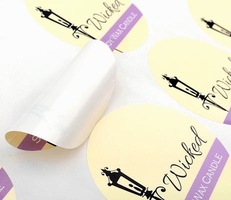 Стикер Rolls ярлыка Pantone CMYK логотипа собственной личности политуры AQU слипчивый