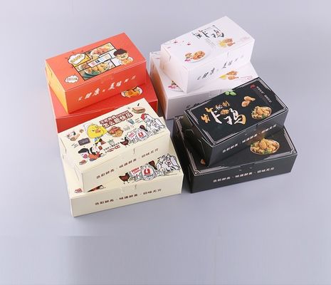 Лакировать цвета слоновой кости коробки жареной курицы масла BOPP Borad анти- Sealable