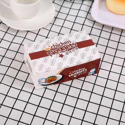 Лакировать цвета слоновой кости коробки жареной курицы масла BOPP Borad анти- Sealable