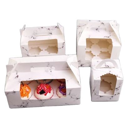 Цвет коробки торта ODM складной 420gsm Kraft OEM бумажный роскошный изготовленный на заказ
