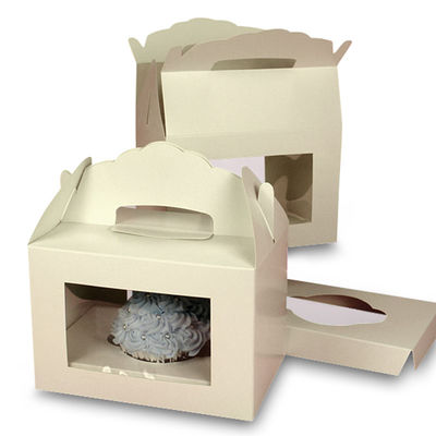 Цвет коробки торта ODM складной 420gsm Kraft OEM бумажный роскошный изготовленный на заказ