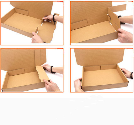 Сложите вверх доставку отправителя логотипа рифленой подарочной коробки одежды PMS изготовленную на заказ