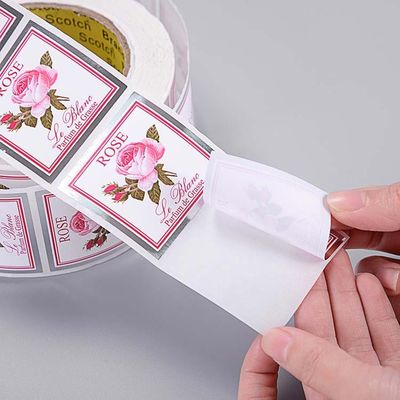 Слипчивые термальные косметические стикеры ярлыка продукта CMYK PMS изготовленные на заказ