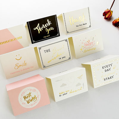 Карта приглашения бумаги свадьбы 350gsm Kraft дня рождения с охватывает