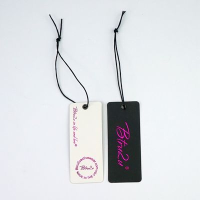 Мода сложила hangtag Debossing одежды толщиной 2mm персонализированный