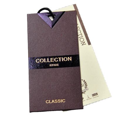 Строка CMYK продукта одеяния персонализировала логотип hangtag изготовленный на заказ