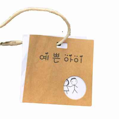 Hangtag персонализированный Paperboard CMYK 4C Kraft подарка Eco дружелюбным