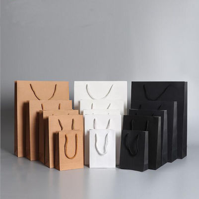 Портативные бумажные мешки смещения 4C Kraft бумажные Printable для магазина многоразового